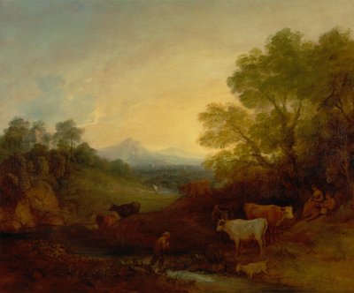 Paesaggio con bestiame da Thomas Gainsborough